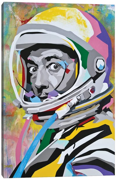 Cosmo Dali Canvas Art Print - Space Exploration Art