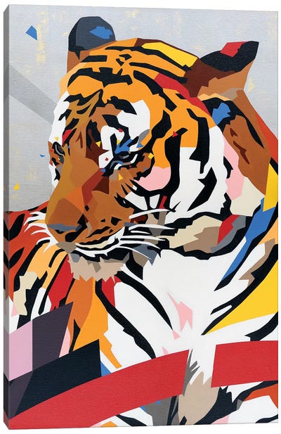 China Tiger Canvas Art Print - Tiger Art