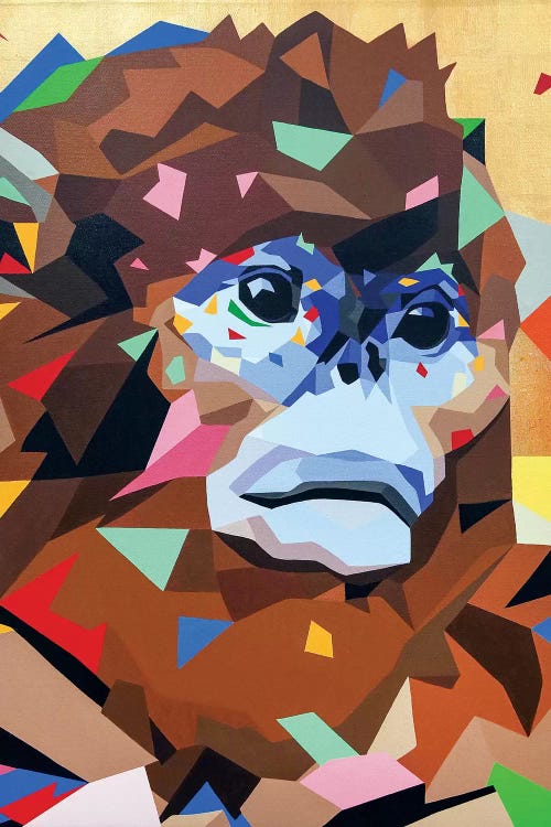 Golden Monkey by DAAS wall art