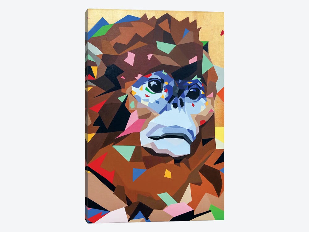 Golden Monkey by DAAS 1-piece Canvas Art