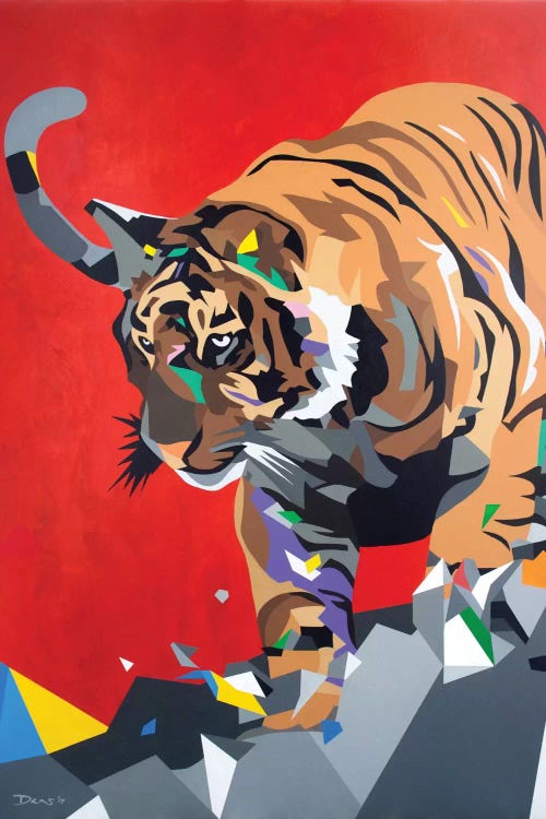 Geo Tiger by DAAS wall art