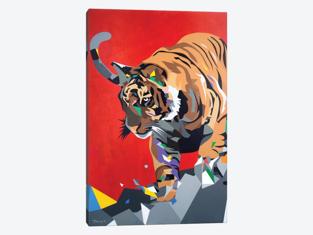 Geo Tiger by DAAS 1-piece Canvas Artwork