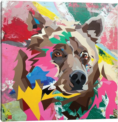 Grizzly Canvas Art Print - Bear Art