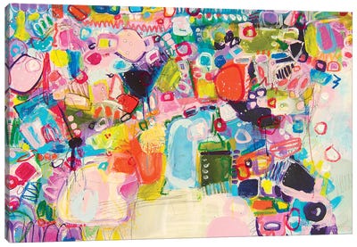 Asleep Under The Apple Blossom Canvas Art Print - Darlene Watson