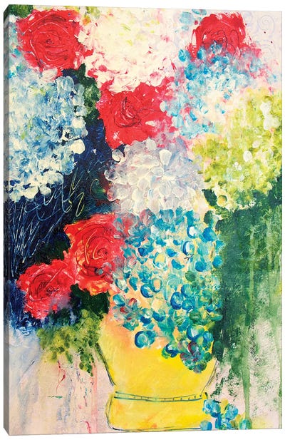 Henri Left His Vase At My House Canvas Art Print - Darlene Watson
