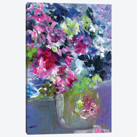 What A Tiny Floral Vase Canvas Print #DAW77} by Darlene Watson Canvas Print