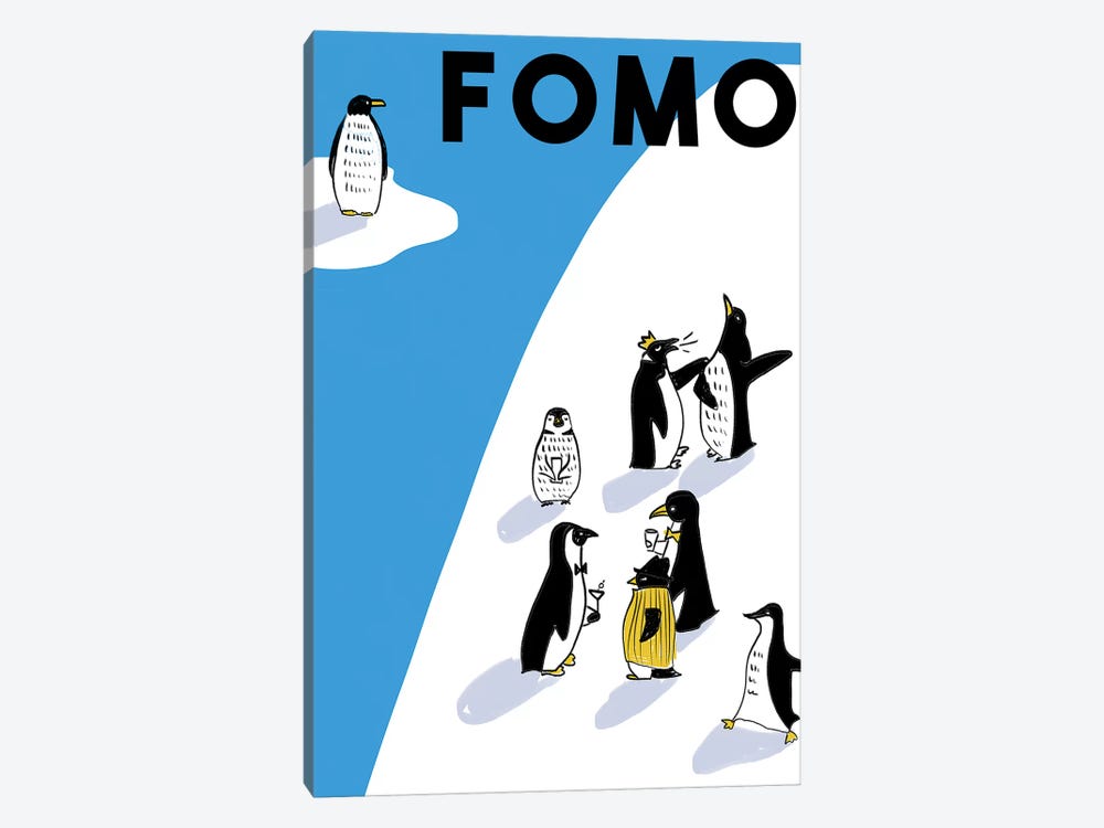 FOMO I by Amber Day 1-piece Canvas Art