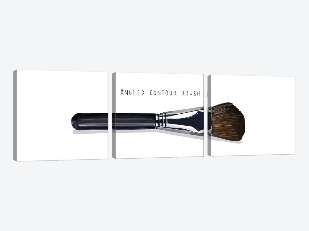 Angled Contour Brush by Amber Day 3-piece Canvas Art
