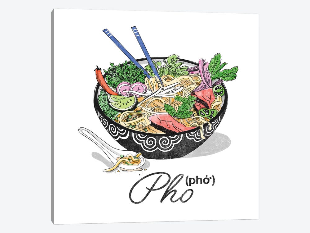 Pho by Amber Day 1-piece Canvas Artwork