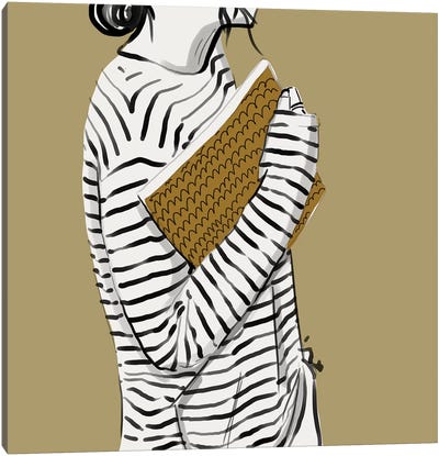 Stripes Canvas Art Print - Fashion Accessory Art