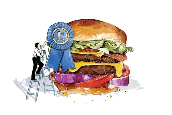 Amber Day: Blue Ribbon Burger by Amber Day