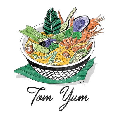 Tom Yum by Amber Day canvas print