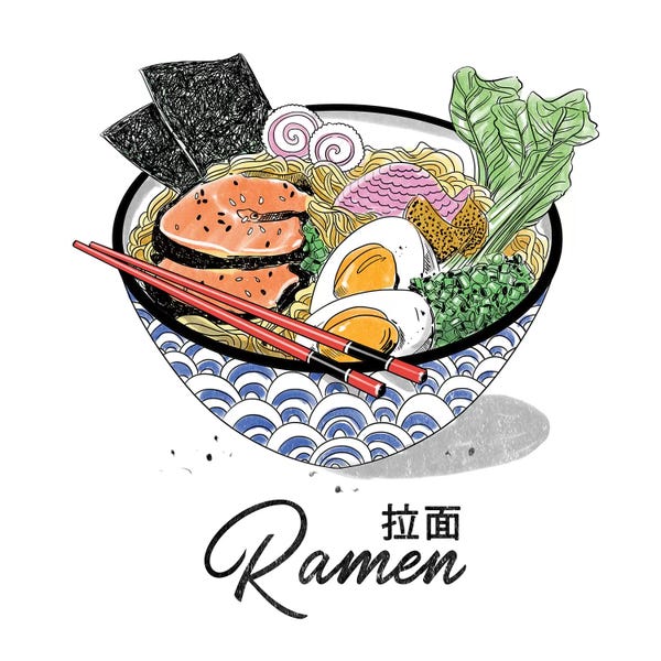 Foodie: Bowl Of Ramen by Amber Day
