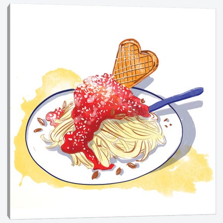 German Ice Cream Canvas Print #DAY64} by Amber Day Canvas Wall Art