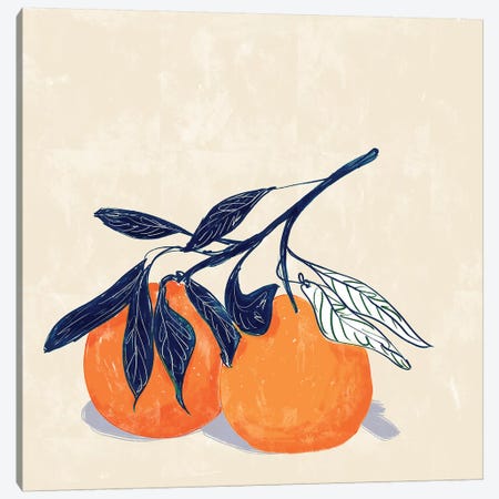 Oranges Canvas Print #DAY71} by Amber Day Canvas Art