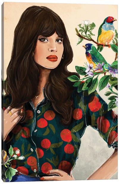 Rare Birds Canvas Art Print - Women's Top & Blouse Art