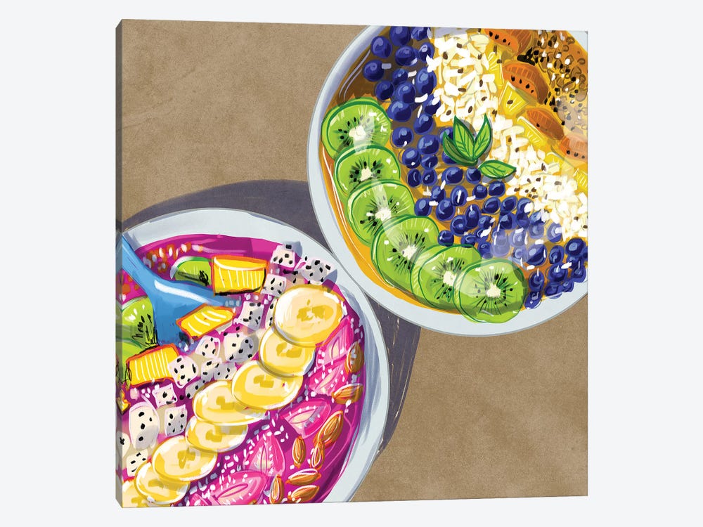Smoothie Bowls by Amber Day 1-piece Art Print