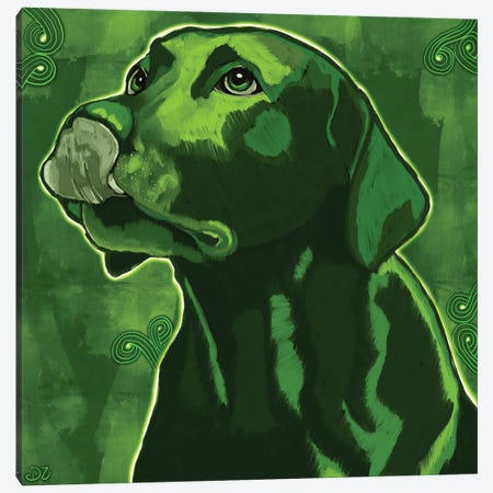 Labrador Canvas Print #DAZ10} by DaoZedd Art Print
