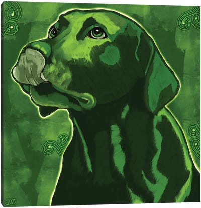 Labrador Canvas Art Print - Monochromatic Moments