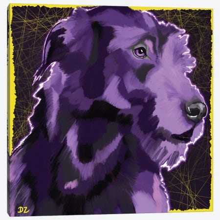 Irish Wolfhound Canvas Print #DAZ11} by DaoZedd Canvas Print