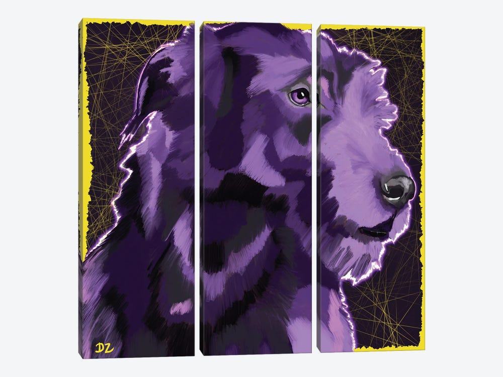 Irish Wolfhound by DaoZedd 3-piece Canvas Artwork