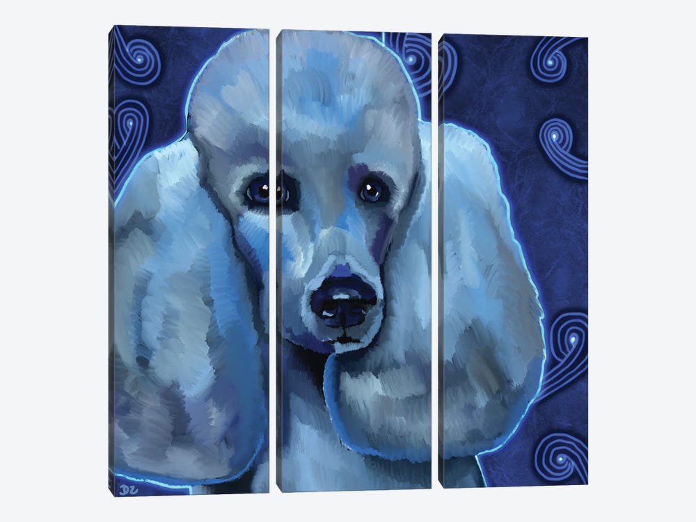 Poodle 3-piece Canvas Art