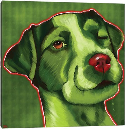 Jack Russell Terrier Canvas Art Print - Jack Russell Terrier Art