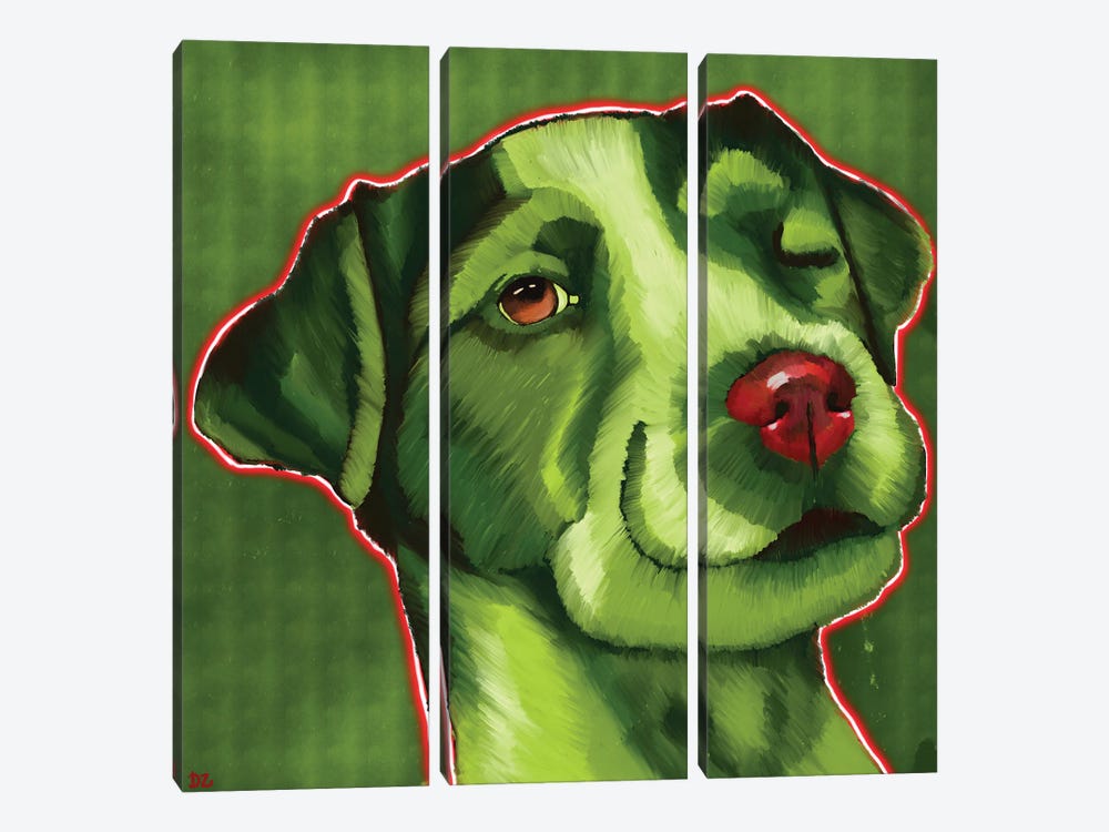 Jack Russell Terrier by DaoZedd 3-piece Canvas Wall Art