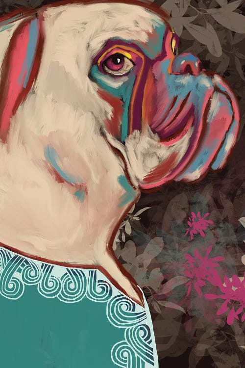 Bulldog by DaoZedd wall art