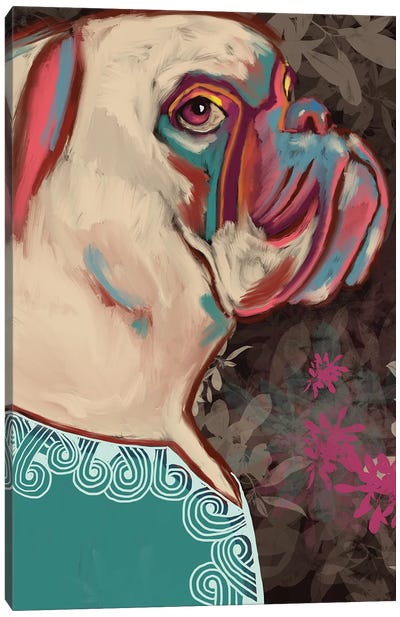 Bulldog Canvas Art Print - DaoZedd