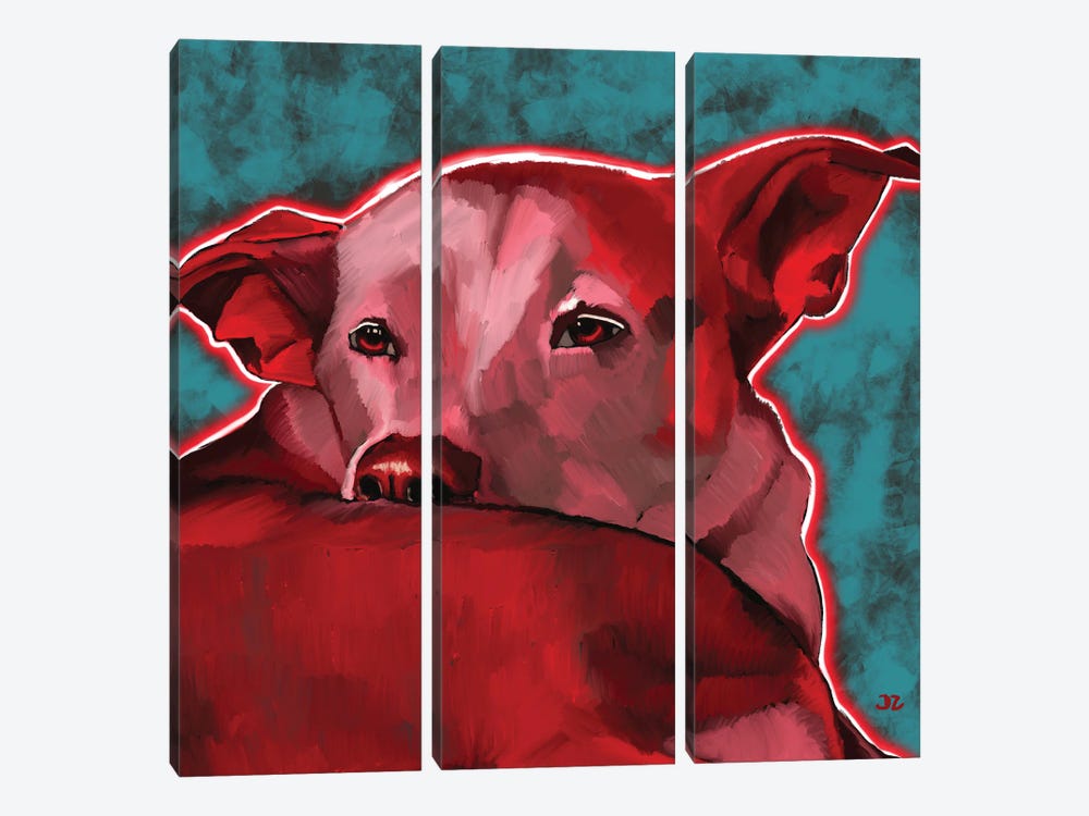 Dog Without Breed by DaoZedd 3-piece Canvas Print