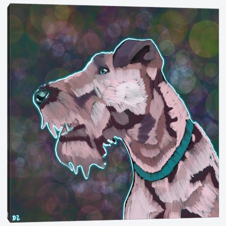 Airedale Terrier Canvas Print #DAZ64} by DaoZedd Canvas Art Print