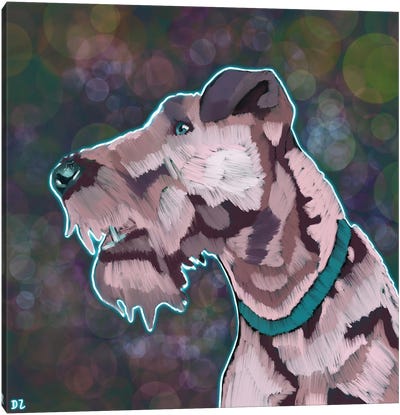 Airedale Terrier Canvas Art Print - DaoZedd