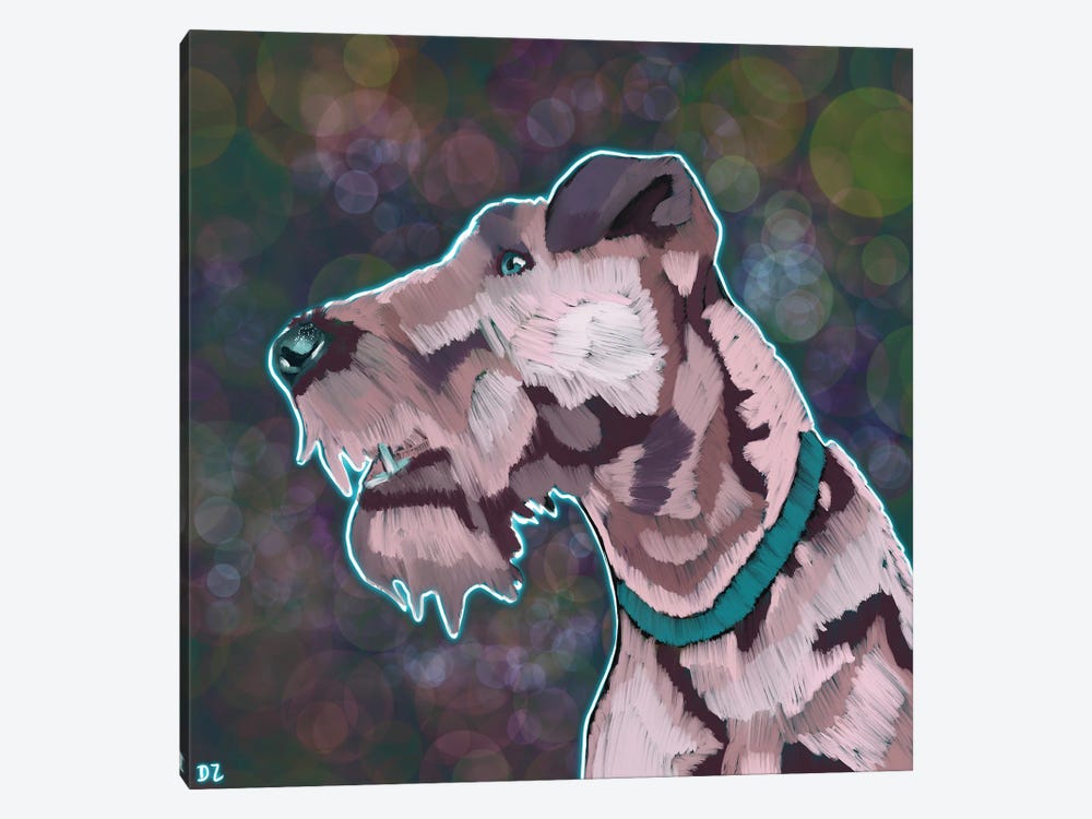 Airedale Terrier by DaoZedd 1-piece Canvas Artwork