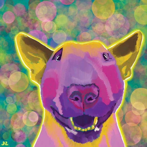 Eclectic & Electric: Sunny Bull Terrier by DaoZedd