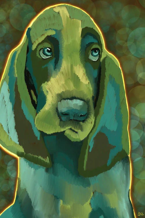 Buddy Basset by DaoZedd wall art
