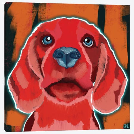 Beagle Canvas Print #DAZ73} by DaoZedd Canvas Art Print