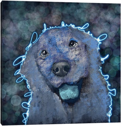 Labrador Retriver Canvas Art Print - Monochromatic Moments