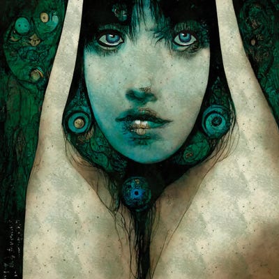 Spring Witch by DaoZedd framed wall art