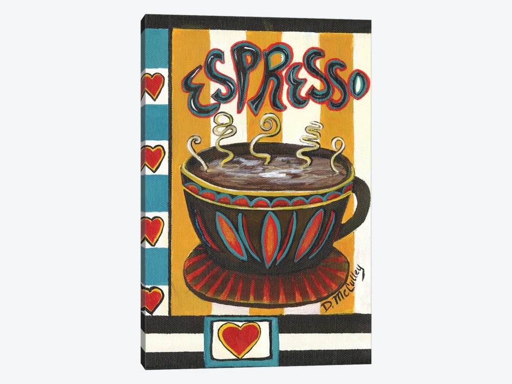 Espresso by Debbie McCulley 1-piece Canvas Wall Art