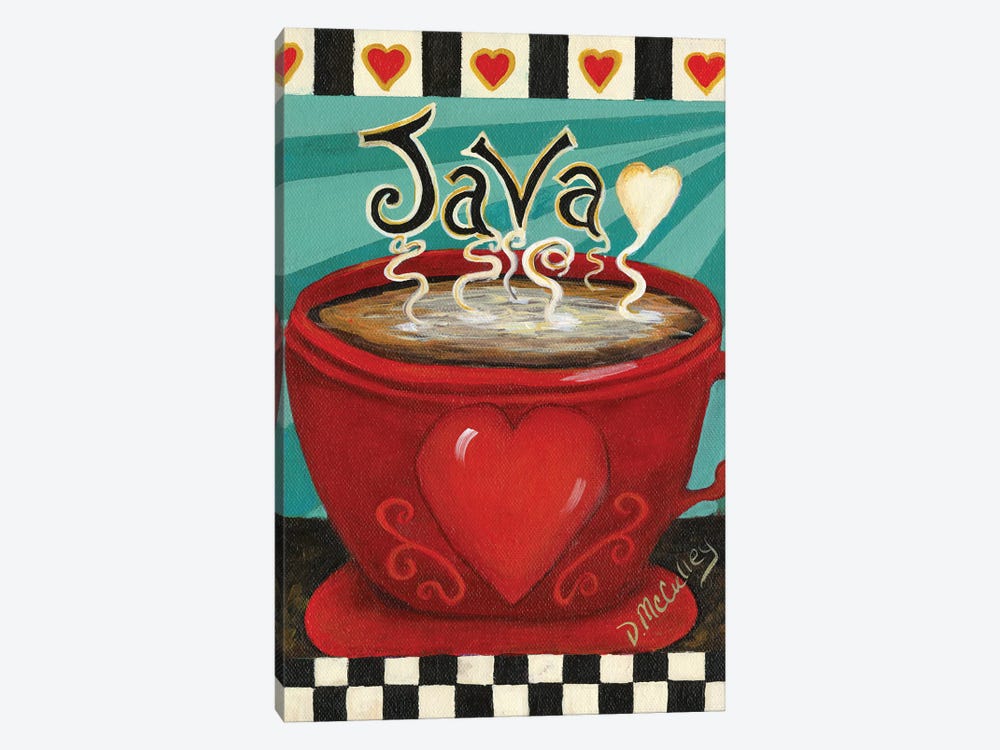 Java by Debbie McCulley 1-piece Canvas Art Print