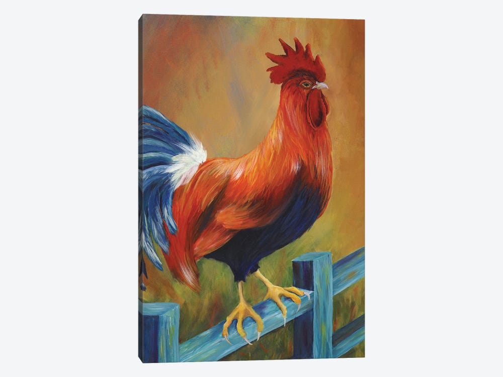 The Better Life Rooster by Debbie McCulley 1-piece Canvas Artwork