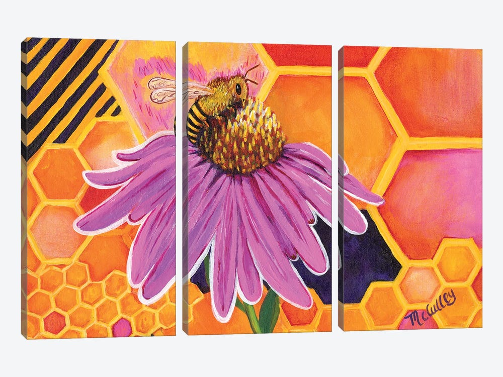 The Pollinator by Debbie McCulley 3-piece Art Print