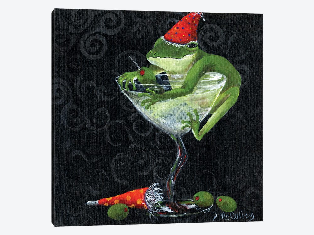 Toadally On The Outside by Debbie McCulley 1-piece Canvas Art