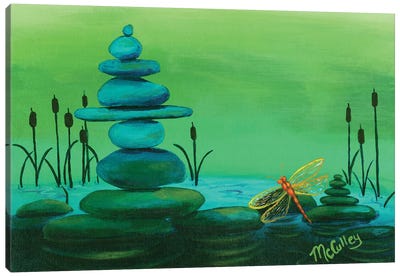 Tranquility Canvas Art Print - Dragonfly Art