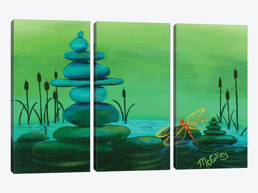 Tranquility by Debbie McCulley 3-piece Canvas Artwork