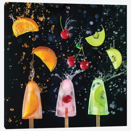 Action Popsicle Collection Canvas Print #DBE3} by Dina Belenko Canvas Art Print