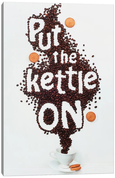 Put The Kettle On! Canvas Art Print - Dina Belenko