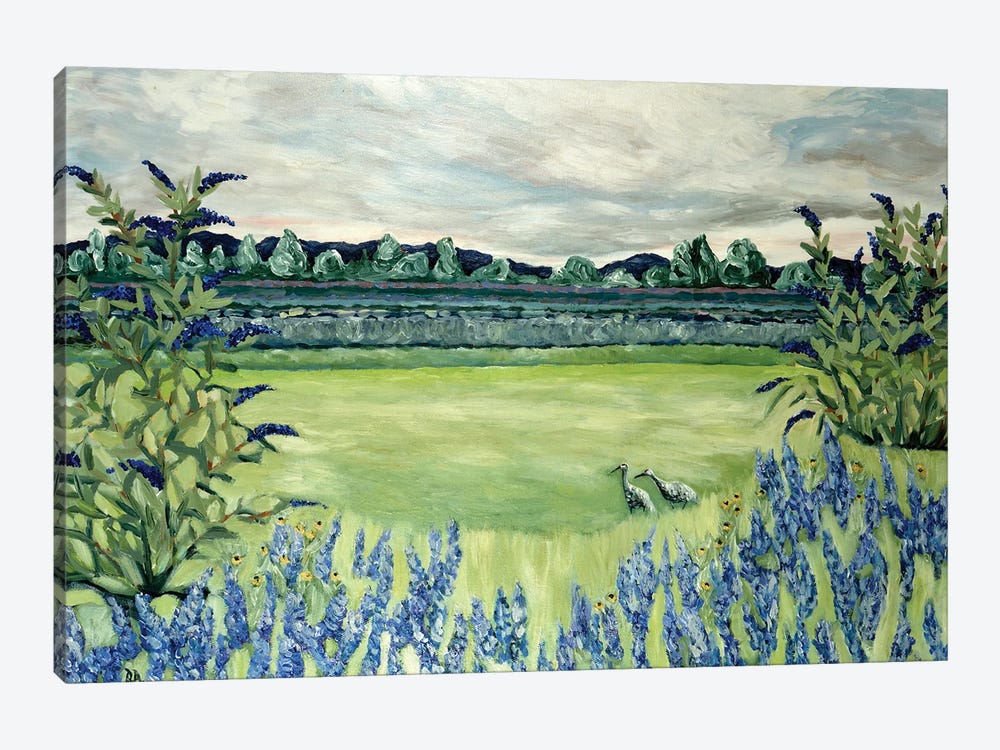 Lavender Fields by Deborah Eve Alastra 1-piece Canvas Art Print