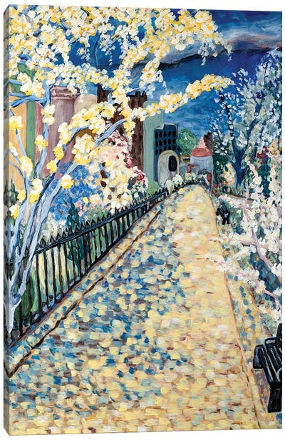 Blossom Lane Canvas Art Print